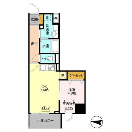 フェリス　コートの物件間取画像